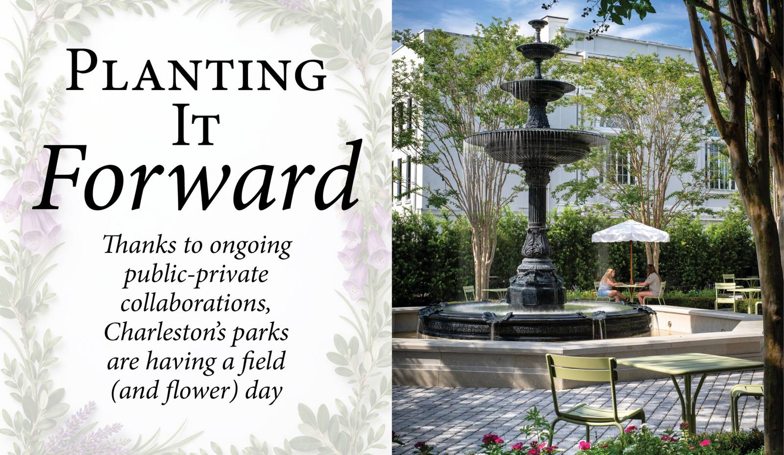 Planting It Forward: Charleston parks and community partnerships