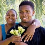Damian Brown and Girlfriend