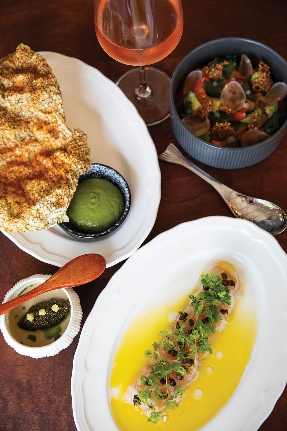 CudaCo. Seafood Market’s Deckhouse Serves Up Inventive Snacks and Bright Crudos