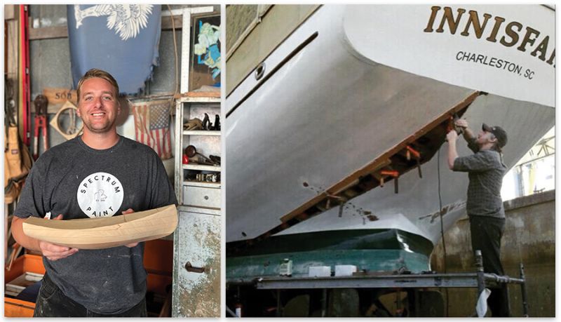 Passing the Chisel: Shipwright Coulson Bayne carries on his family tradition of building wooden boats