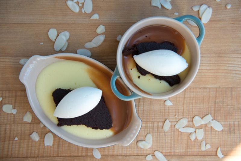 Dessert: Almond Budino at Indaco