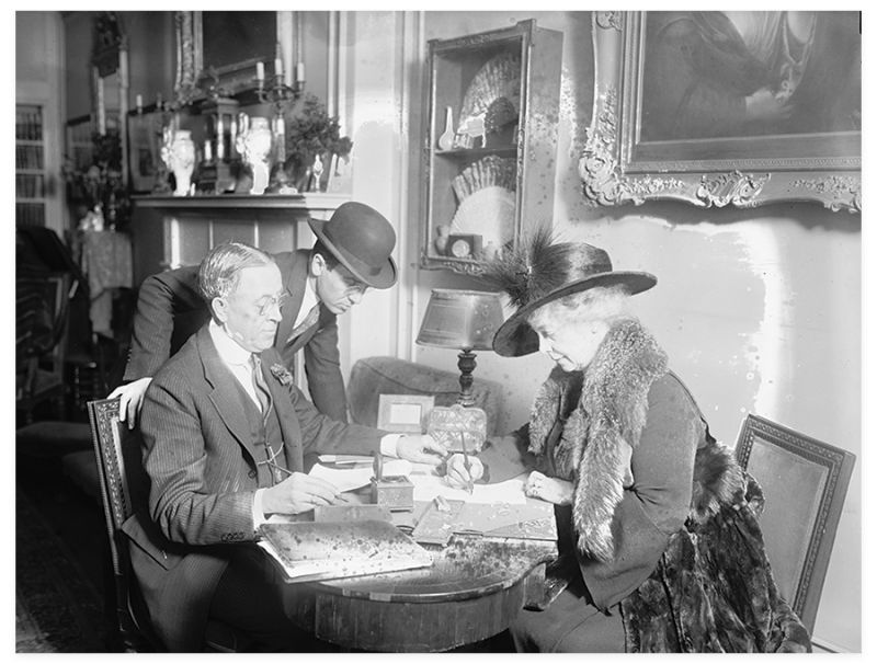How socialite Daisy Simonds attracted attention with the construction of Villa Margherita and lured a president to one of her elaborate parties