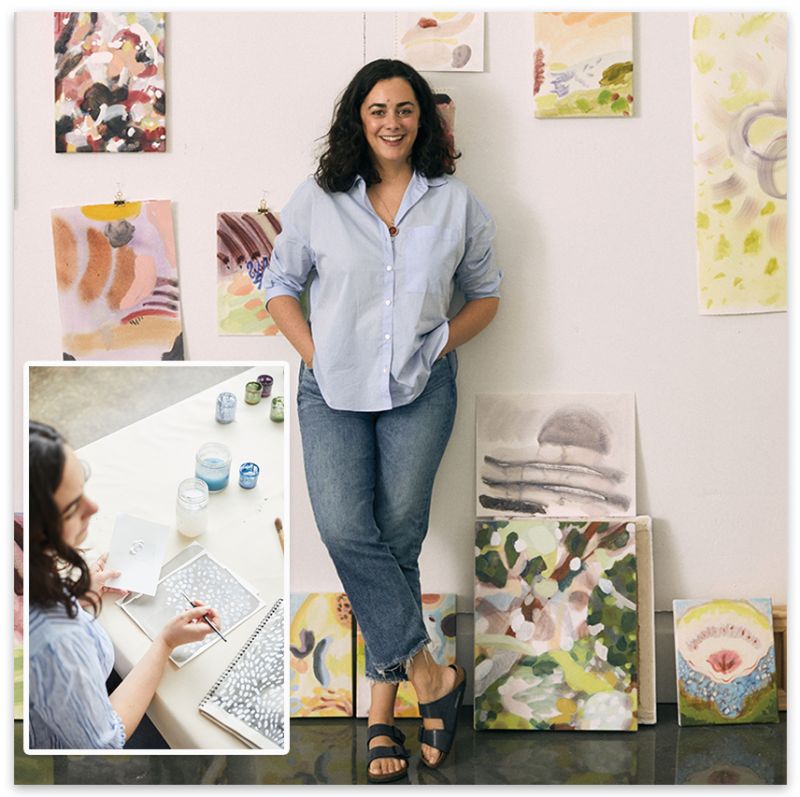 Designer Rebecca Atwood brings her coastal-inspired, hand-painted fabrics and wallpapers to the Lowcountry