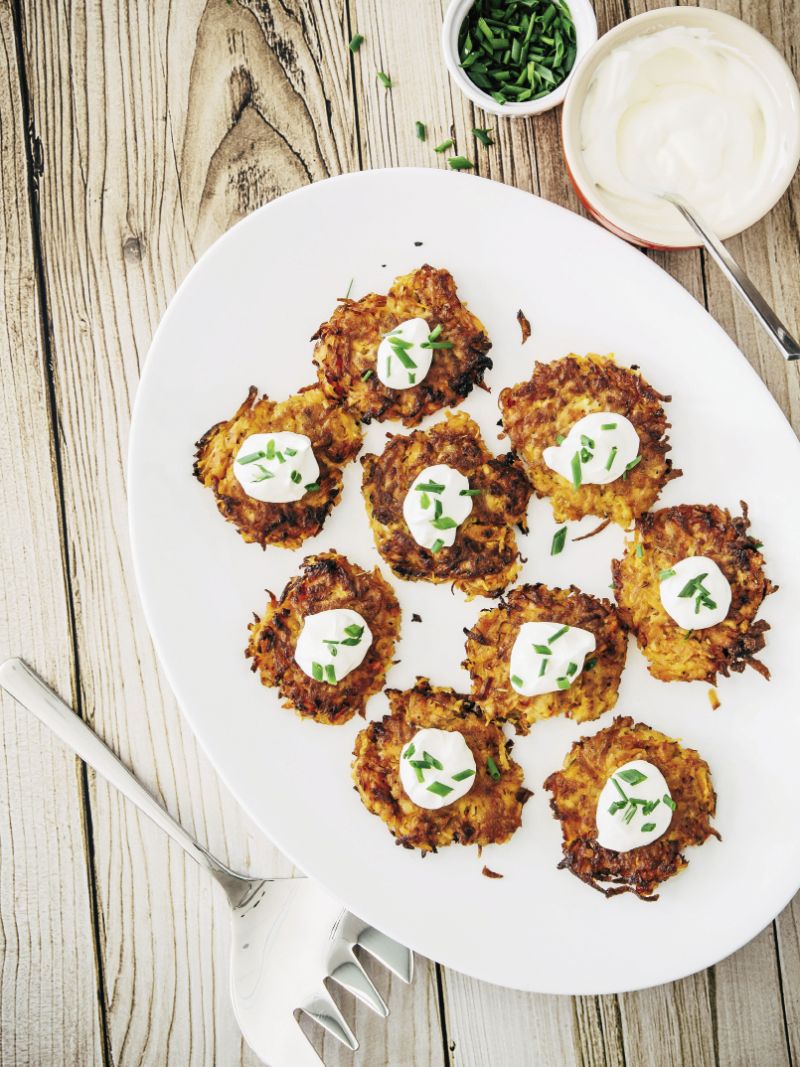 Root Vegetable Latkes