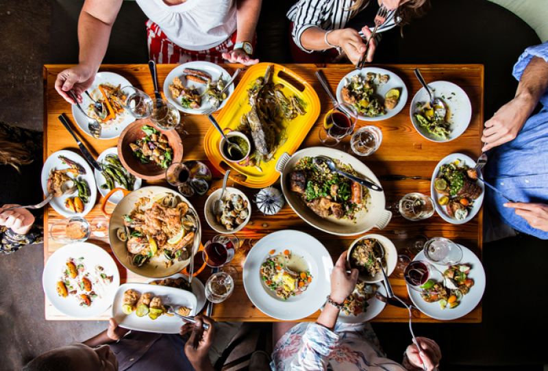 Dine Alone: Community Table at The Grocery