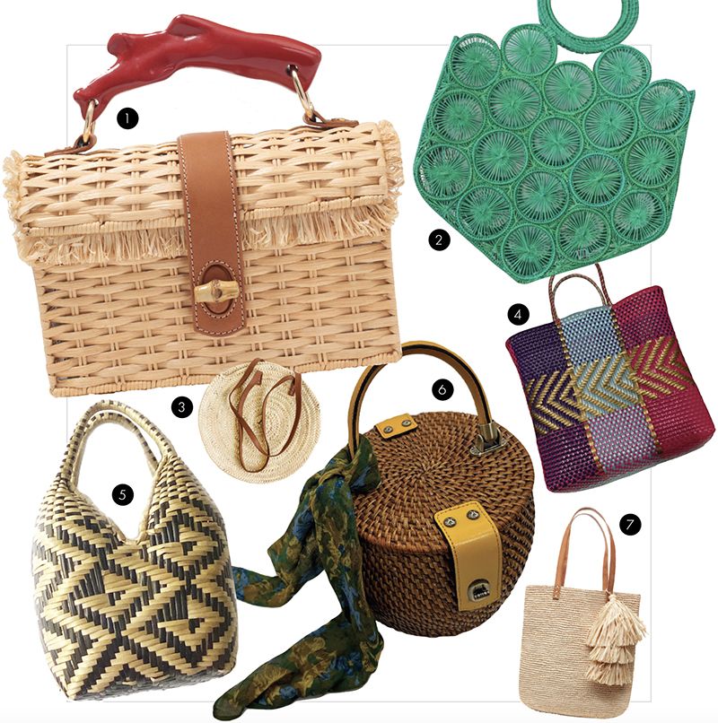 Lighten your load with our local picks for straw and woven handbags