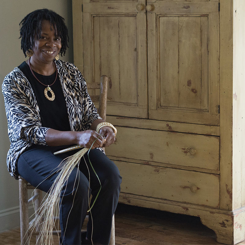 Nakia Wigfall's International Sweetgrass Basket Weaves Shared Traditions