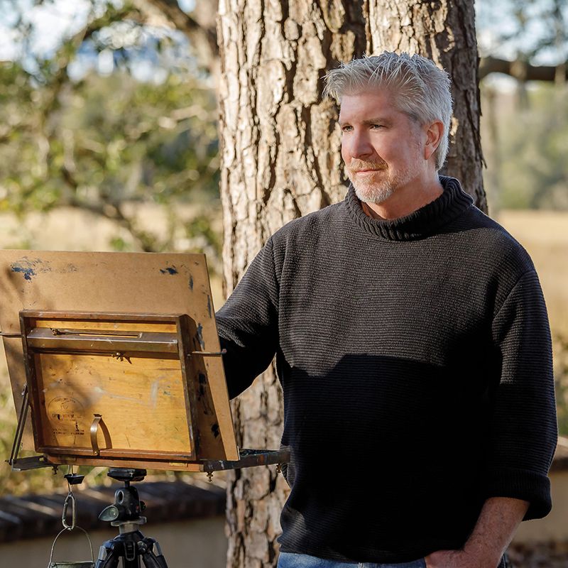Why painter Mark Horton had his heads in the clouds