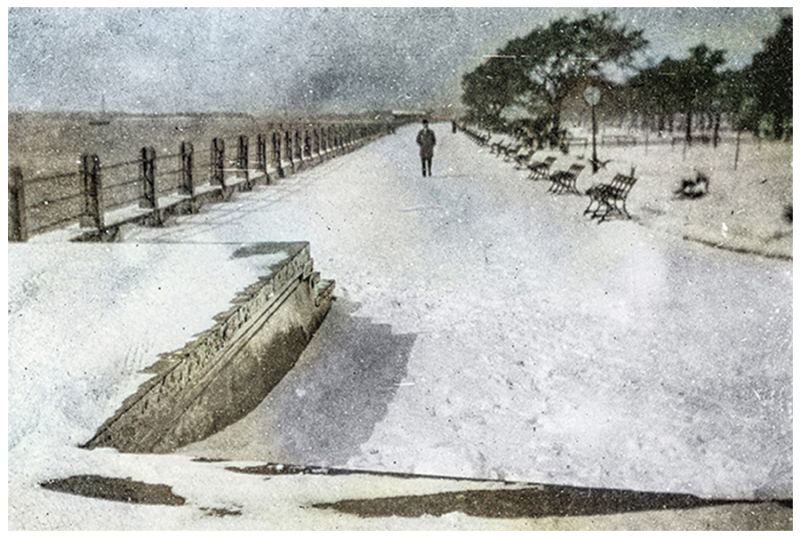 Experience rare Holy City snowfalls—and old cityscapes—via The Charleston Museum