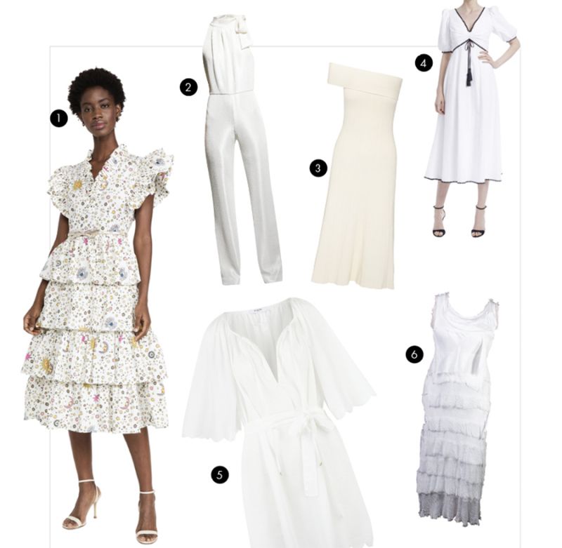 You don't have to walk down the aisle to rock a white dress