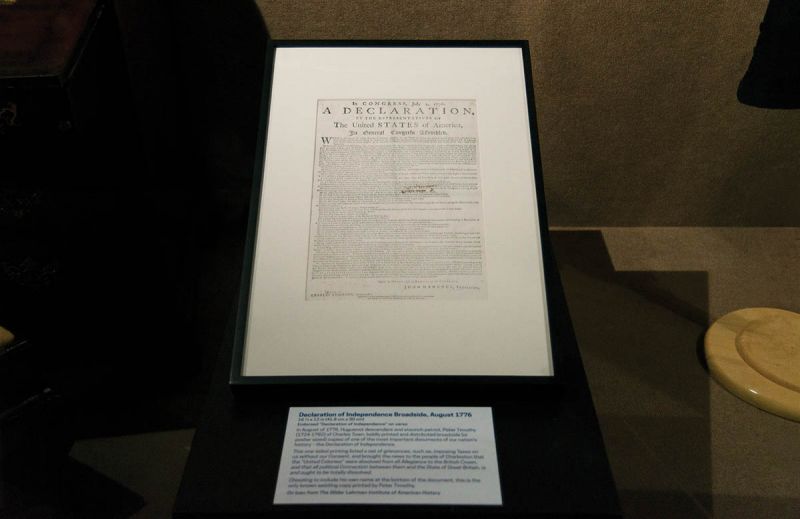 A Rare Declaration of Independence Copy Comes Home to Charleston