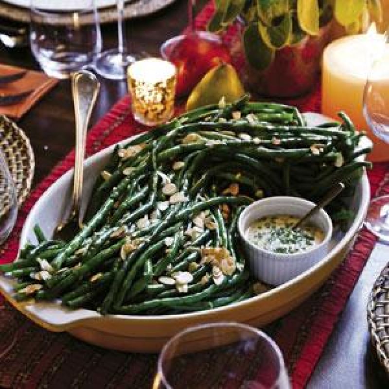 Long Beans with Brown-Butter Emulsion
