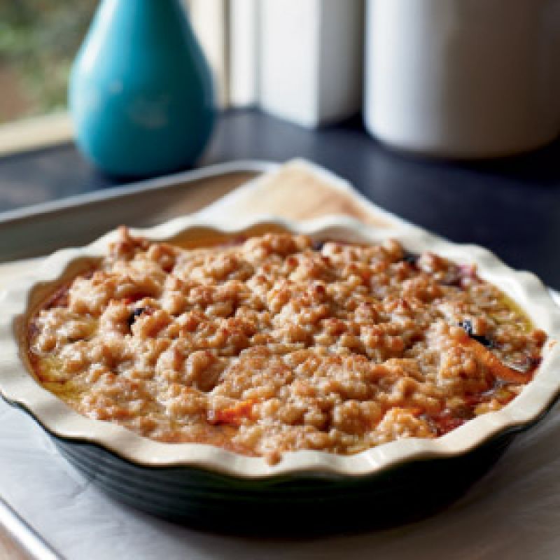 Peach & Blueberry Crumble