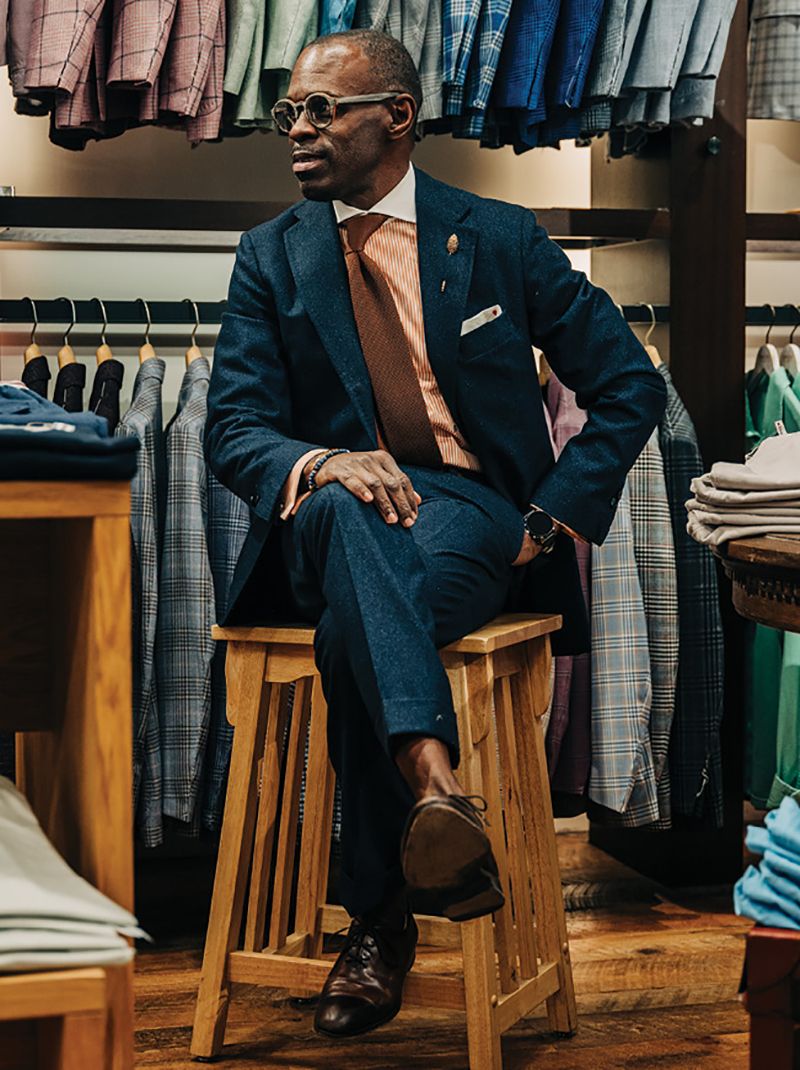Suit up with cosmopolitan gent George Miller