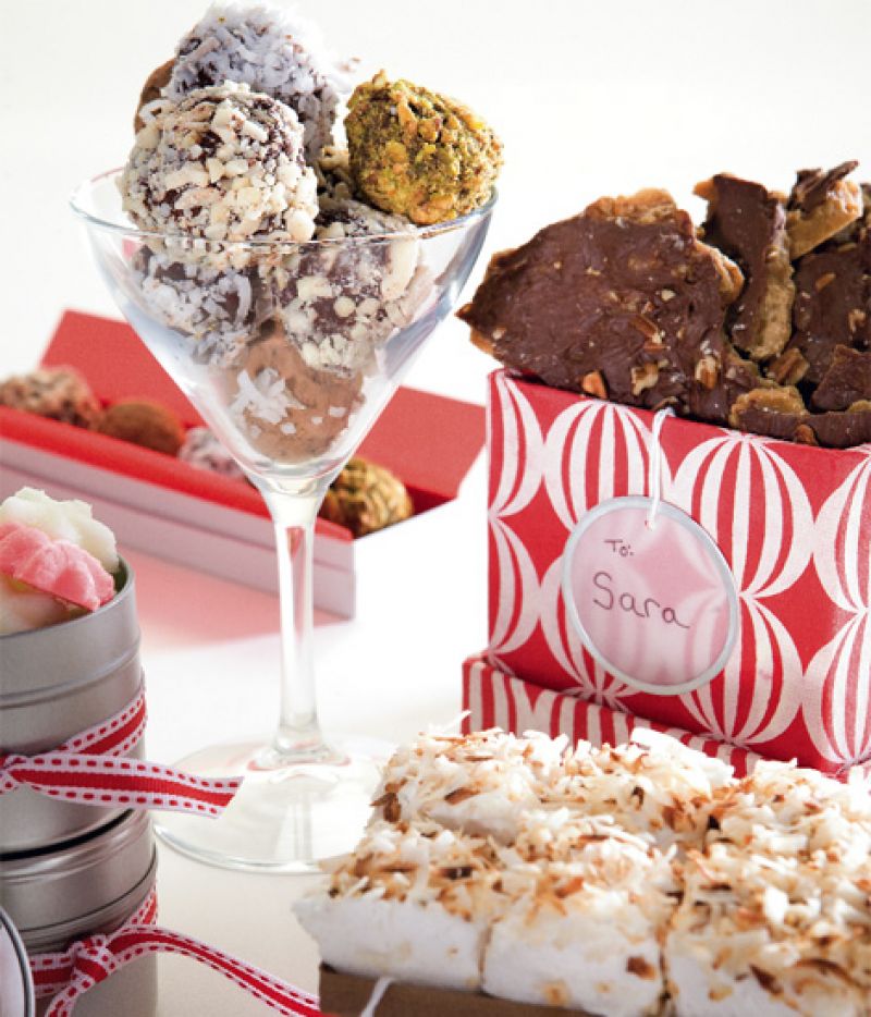 Homemade holiday candies
