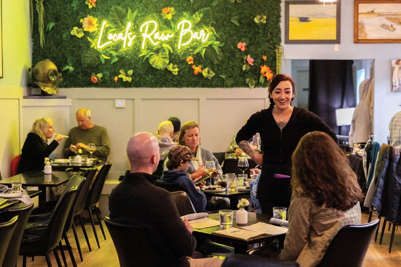 Locals Raw Bar offers a chef-driven experience just across the bridge on Lady’s Island as well as some of the best cocktails in town