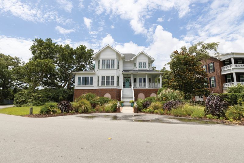 Now & Then: The Lloyd home looks out on Charleston Harbor, with Sunrise Park just off to the left.