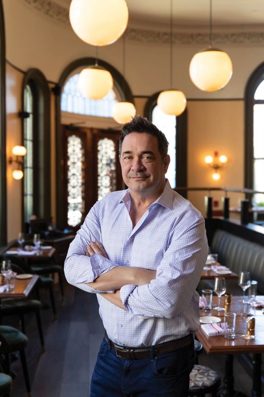 If You Build It: Indigo Road Hospitality Group founder, managing partner, and chief vision officer Steve Palmer at Brasserie la Banque