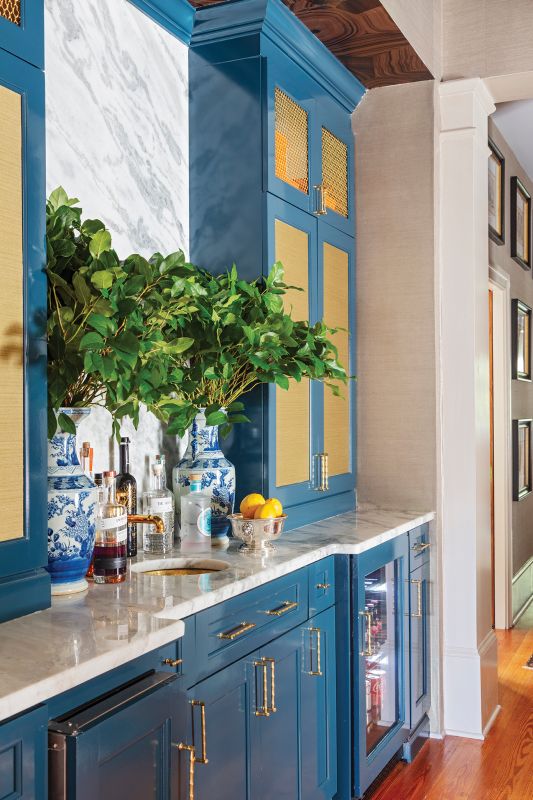 The wet bar