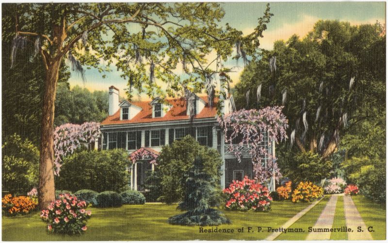 A vintage postcard of the Prettyman residence on West 2nd South Street. Frank P. Prettyman was the secretary-treasurer of the family’s lumber and mill company, J.F. Prettyman and Sons