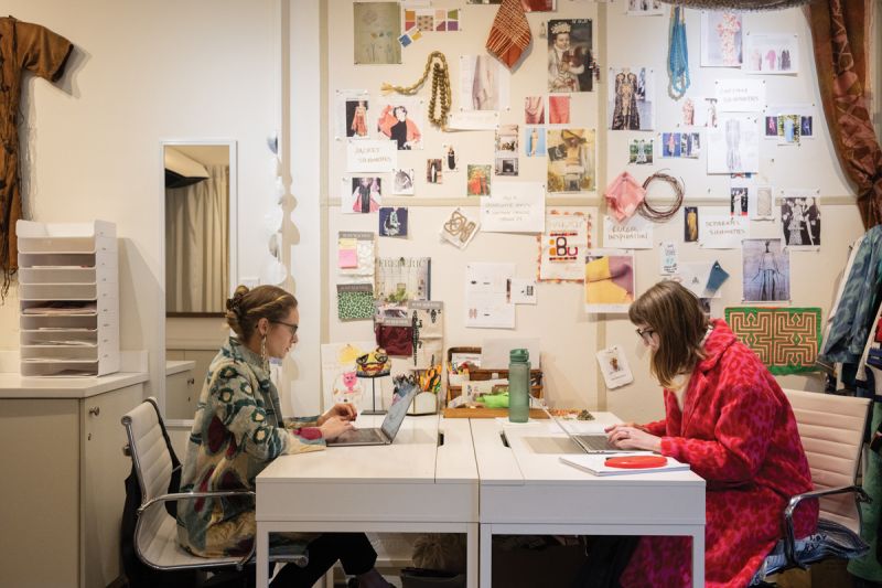 Hannah Blatt, director of artisan support, and Sarah Blanford, website and communications manager