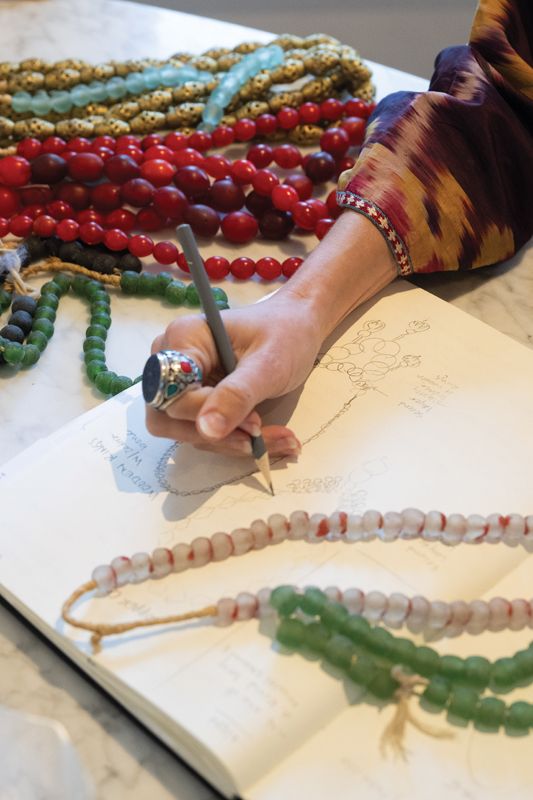 Ibu’s accessories and clothing are sourced from artisans around the globe.