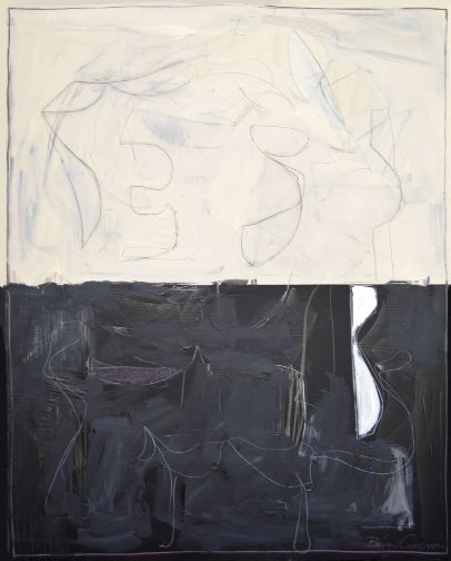5 Times Out Of 100 painting by Brian Coleman, mixed media on canvas, $2,750, at The George Gallery