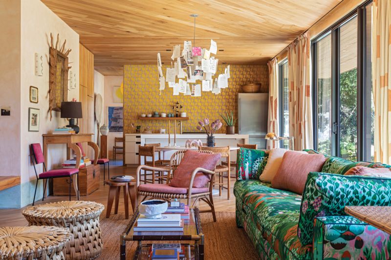 Step Inside: Designer Angie Hranowsky’s Stunning Modern Bungalow Brimming with Art
