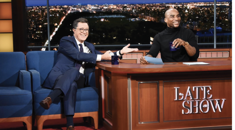 On The Late Show with fellow Lowcountry native Stephen Colbert, who also serves as an executive producer of the Comedy Central Show,  Hell of a Week with Charlamagne Tha God.