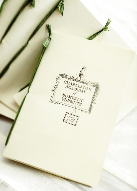 Students receive a booklet with the deans’ theories and recipes pertinent to the class.