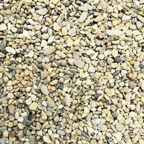 “Cumberland River” pebble gravel paving, $110 a ton, at Blue Max Materials