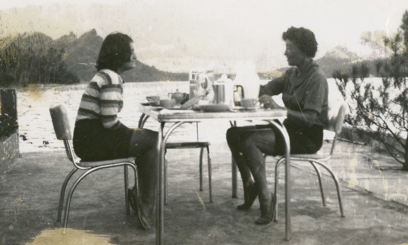 With Bokara, 1955.