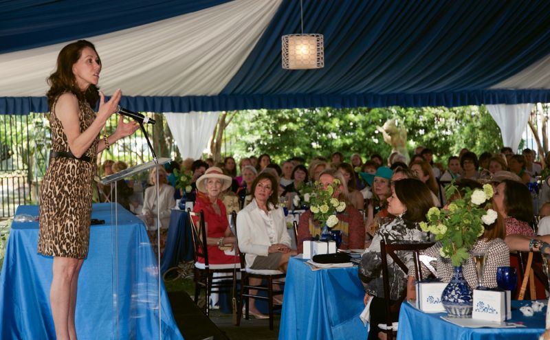 Roehm has been featured as the keynote speaker at the 2012 Gibbes Museum of Art’s Art of Design luncheon. “I love giving back to the Charleston community,” she says. “It’s fun to be the new kid on the block;” photograph by Julia Lynn.