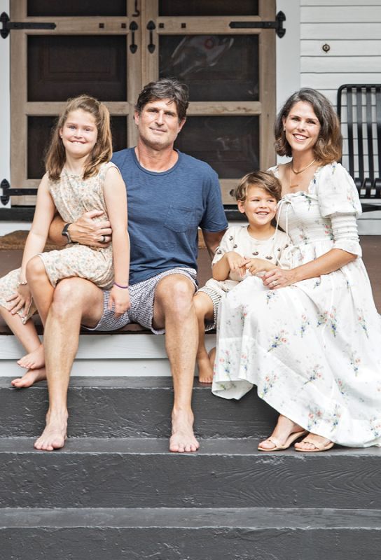 Jim and Sarah Heckler and their two children—Willa, eight, and Felix, five—who moved here in 2016 seeking a slower pace of life, finished the project last year.