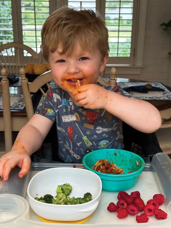 Use Your Noodle: “My son, Callen, will eat any form of noodle with any kind of sauce. He also loves vegetables and fruit. I’m glad. If I had a chicken-nugget kid, it would hurt my feelings.”
