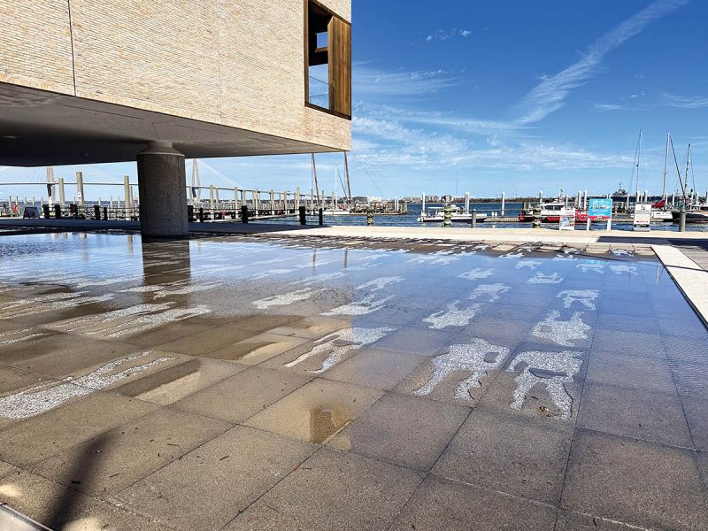 The International African American Museum is located near the site of Gadsden’s Wharf on Charleston Harbor.