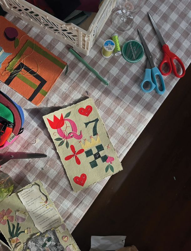 Cut & Paste: “One of my most-loved local artists right now is Lousia Dunn. I never miss her collage workshops.” –Lauren