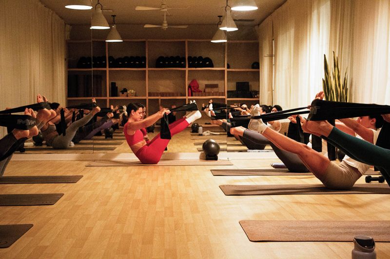 Hit It: “Any class at Ethos; I love their mat Pilates class, and Jason and I take their HIIT classes together as well.”   —Annie