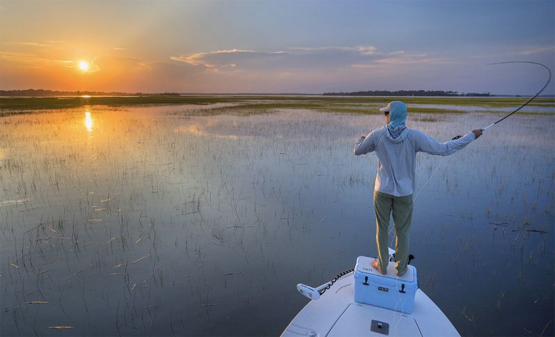 Fishing for Reds—on the fly
