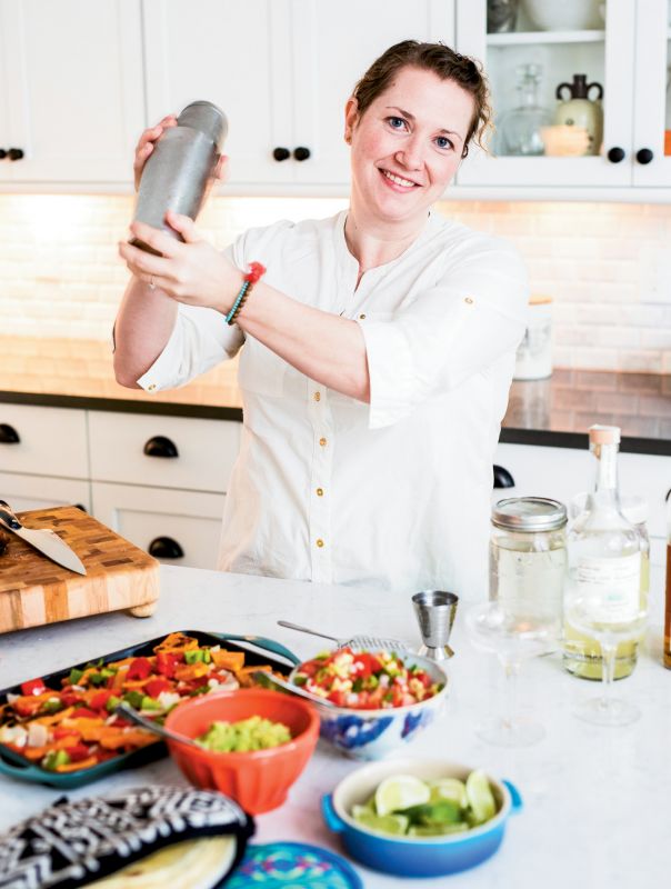 MariElena Raya began her culinary career working in her dad’s restaurant, Robert’s of Charleston. She keeps busy running The Gin Joint with her husband, Joe, but makes time for family taco night.