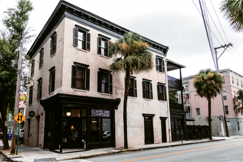 Rustic Revival: Stella’s sits at the base of the renovated circa-1915 C.W. Westendorff & Sons hardware store.