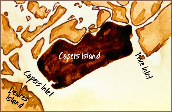 Capers Island Heritage Preserve/ Price & Dewees Inlets