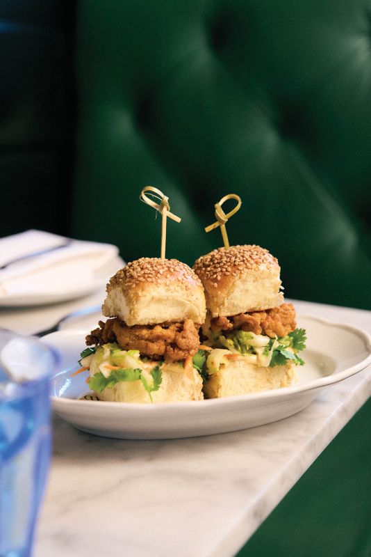 Extraordinary: “The crispy oyster sliders at The Ordinary are elite. I could eat a baker’s dozen.”