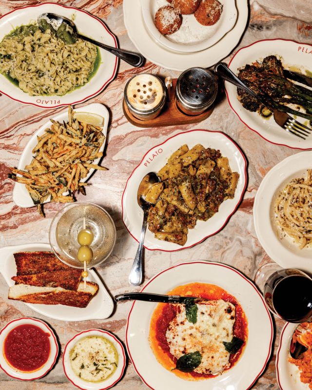 Various dishes from Pelato Charleston