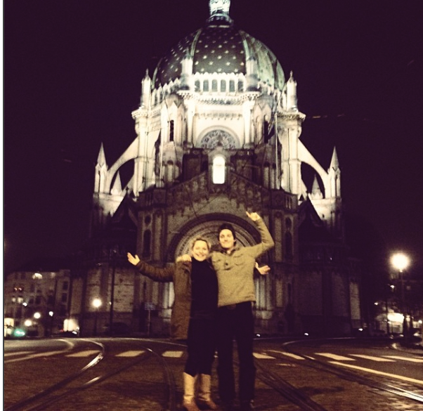 On tour in Brussels, November 2013.