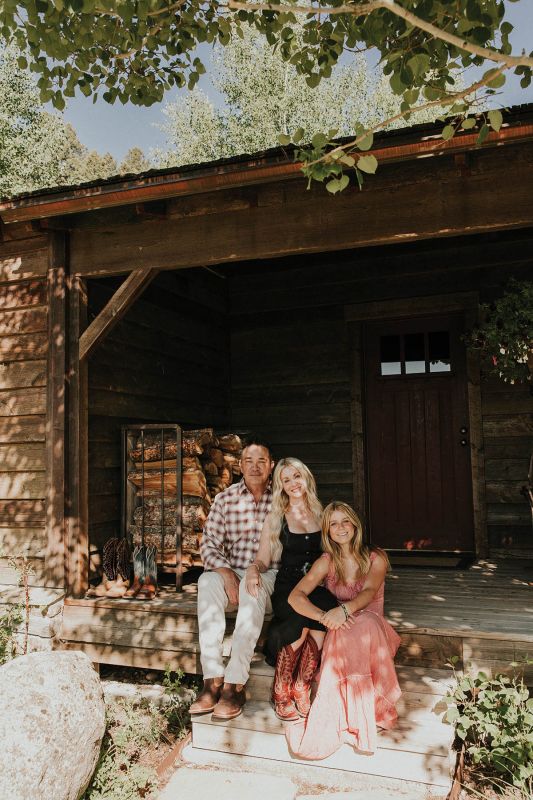 Family Time: Palmer and his wife, Shelby, and daughter, Madi, make an annual family trek to The Ranch at Rock Creek in Montana for some well-deserved R&R.
