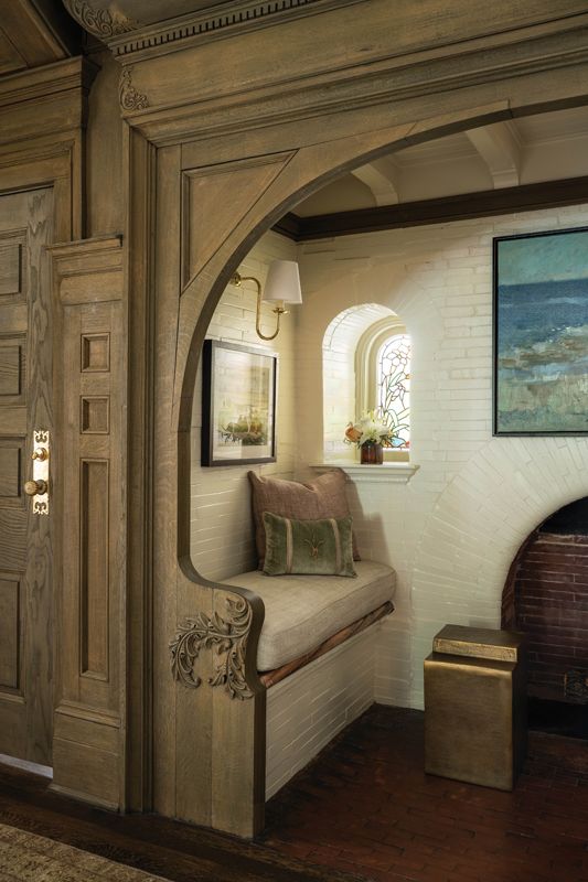 The entry and stairwell of the former bed-and-breakfast