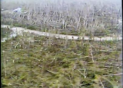 News 2 offered aerial shots of the area near Bulls Bay