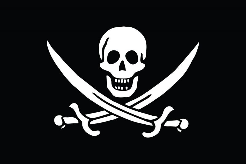 Pirates used false flags to lure ships within range before revealing the Jolly Roger and striking. At trial, Rackham was noted as having flown a white pennant on his sloop.