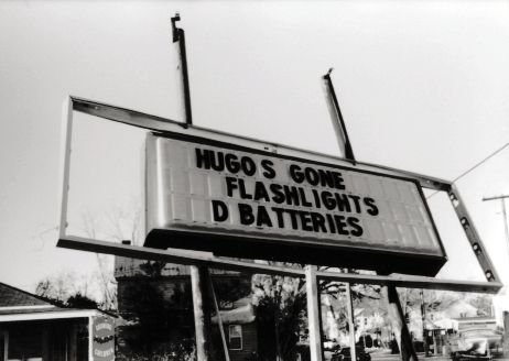 A sign in Mount Pleasant showed a return to business, not quite as usual.